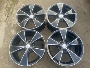 16-inch Toyota Camry Rims - Black & Silver Used