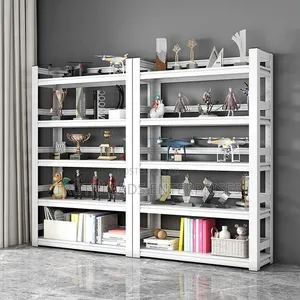 Multipurpose Metal Storage and Display Rack - White