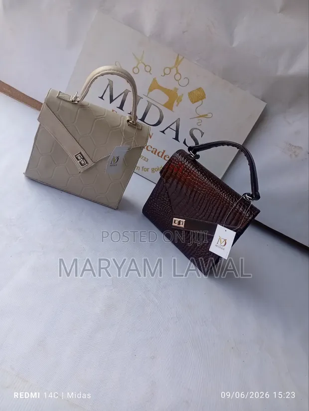 Goodpatner Faux Leather Handbag - Brown - 1