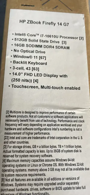 HP ZBook Firefly 14 G7 Laptop - Core i7, 16GB RAM, 512GB SSD