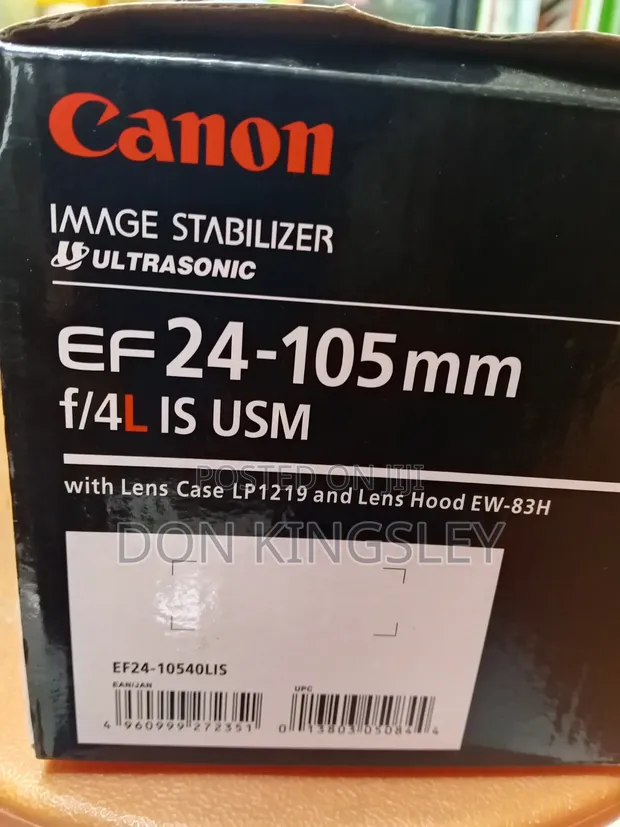 Canon EF 24-105mm f/4L IS USM Zoom Lens - 1