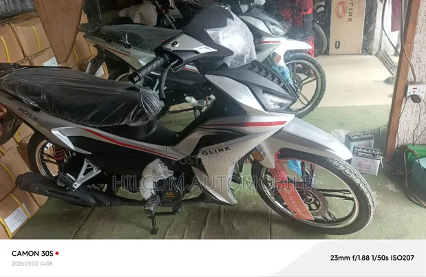 New Qlink Reiz 110 2025 Motorcycle - Gray - 1