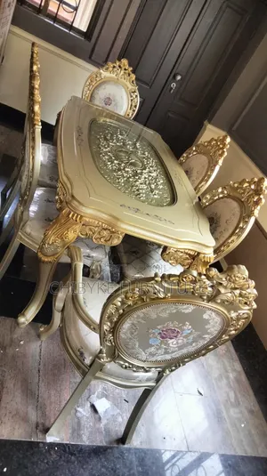 Royal Dining Table with 6 Chairs