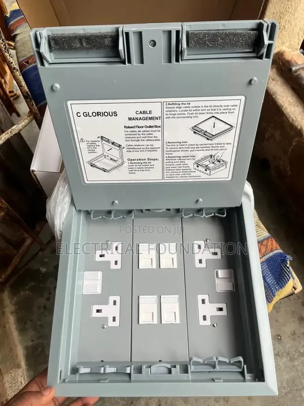 Kripal Floor Box Mai Soket na Data da Wuta - 1