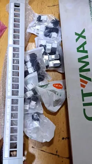 24-Port Unboxed Cat6A Patch Panel