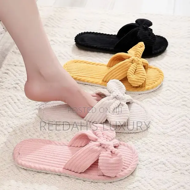Adult Indoor Slides - Bow Detail - 1