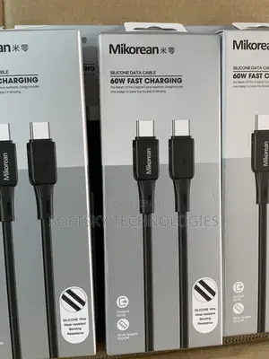 Mikorean 60W Mai Sauri Cajin USB-C zuwa USB-C Kebul