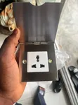Kripal 13A Stainless Steel Single Socket - 1