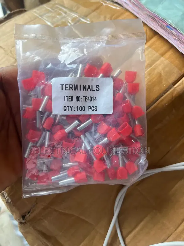 ABRO 2.5mm Bootlace Pin Lug (Red) - Brand New - 1