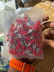ABRO 2.5mm Bootlace Pin Lug (Red) - Brand New - 2