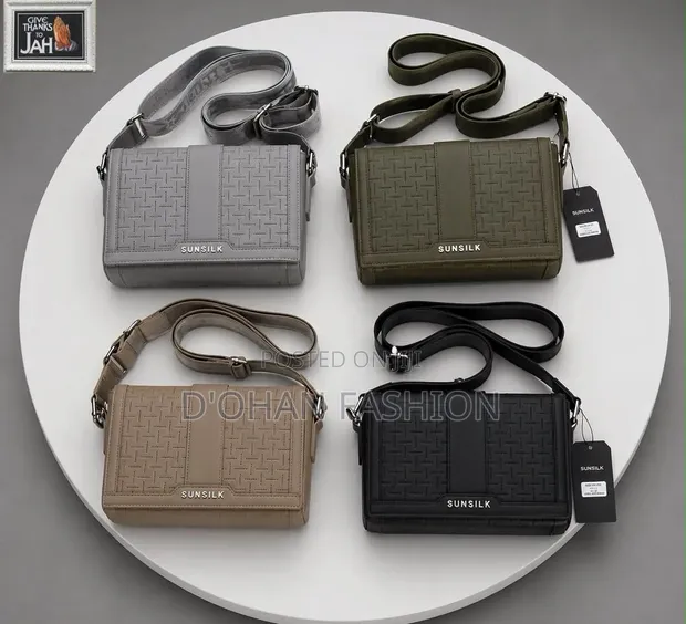 Men's Crossbody Bag | Genuine Leather & PU - 1