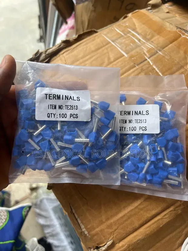 4mm Bootlace Pin Lug (Blue) - Packet - 1