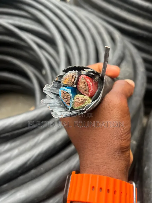 BICC 95mm 4 Core Armoured Cable, Full Gauge Pure Copper - 1