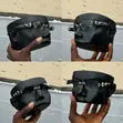 Rimless Y2K Sunglasses with Light Tint & Gold Star Accents - 4