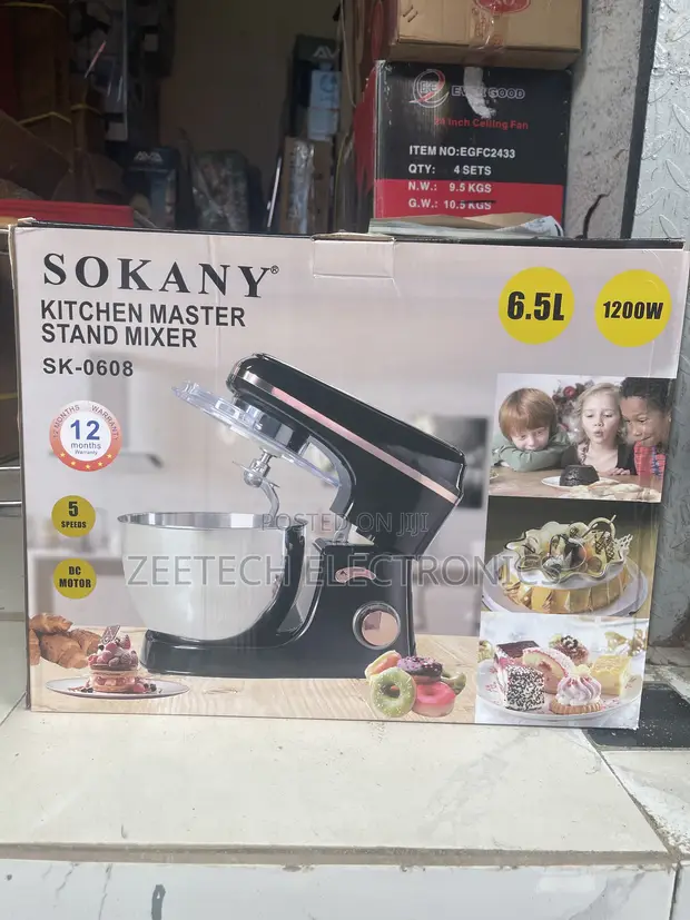 Sokany Kitchen 6.5L Stand Mixer (SK-0608) - 1
