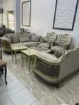 8-Seater Imported Turkish Royal Fabric Sofa Set with Tables - 2