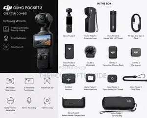 DJI Osmo Pocket 3 Creator Combo - Sabon Abu