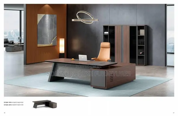 Boss Office Products Executive Corner Table - 1