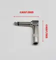 CGCCABLE 6.35mm Right-Angle Mono Guitar Plugs (3/5pcs) - 1