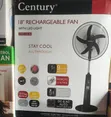 18" Century Solar/Rechargeable Fan - 1