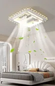 Fitilar Fan Mai Haske Mai Ruwan Gani (Bladeless LED Ceiling Fan Light) - 2