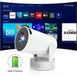HY300 Pro Max Mai Sake Caji Karamin Smart Projector - 2