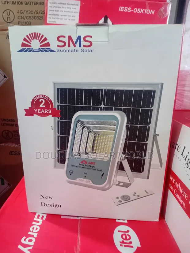 SMS 150W All-in-One Solar Road/Flood Light - 1