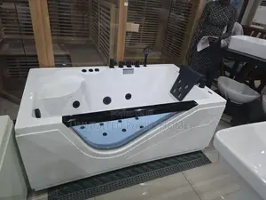 Modern Luxury Jacuzzi Bathtub with LED Lighting
