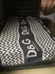 Bed and Bedframe (4.5ft) with Bedside Drawer - 1
