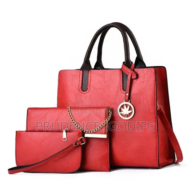 Luxury Handbag - Classic Black Stripes - 1