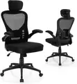 Executive Mesh Office Chair with Lumbar & Headrest - 1