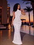 Luxury Mesh Foam Dots Dress - 1