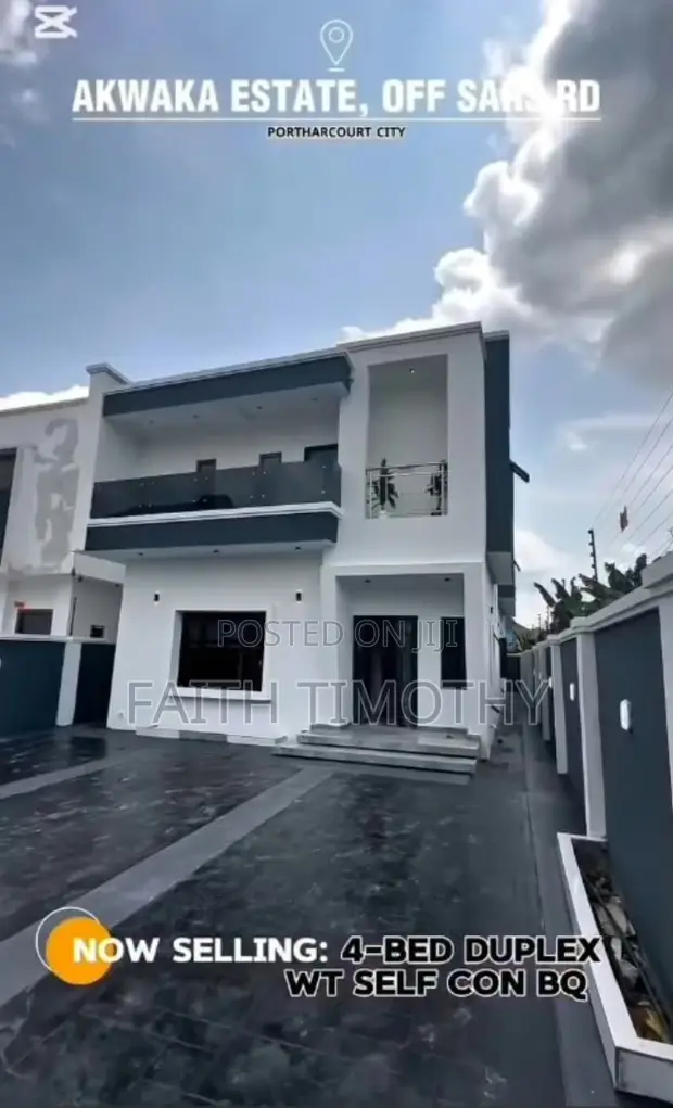4 Bedroom Duplex for Sale in Akwaka, New Layout - 1