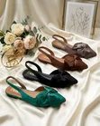 Zara Half Flat Shoes - Black Patent Leather - 1