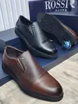 Rossi Classic Leather Men's Flats Shoes - 1