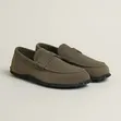 Hermes Lazy Loafers Na Asali - Brown Suede - 2