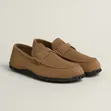 Hermes Lazy Loafers Na Asali - Brown Suede - 3