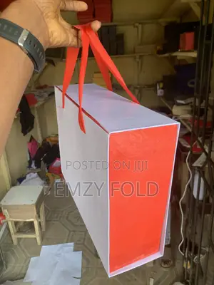 Premium Red & White Presentation Box