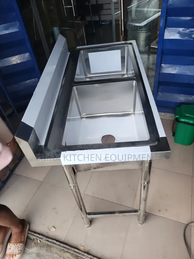 Sabon Double Bowl Sink don Amfani na Kasuwanci - 1