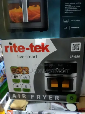 Rite Tek Air Fryer 6 Liters Original