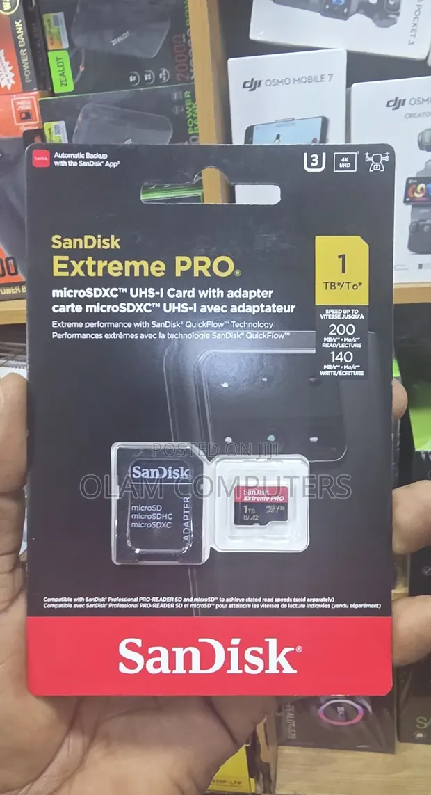 SanDisk Extreme PRO 1TB SD Card - 1