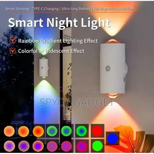 Smart Motion Sensor Night Wall Light with Remote - 1