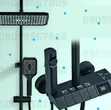Black Shower Mixer (Hot & Cool) - 1