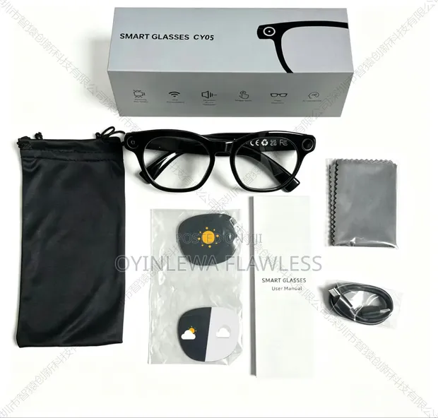 New CYO5 Polarised HD Live Video Smart Glasses - 1