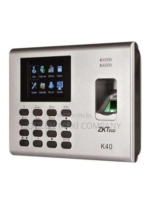 ZKTeco K40 Biometric Fingerprint Time Attendance - 1