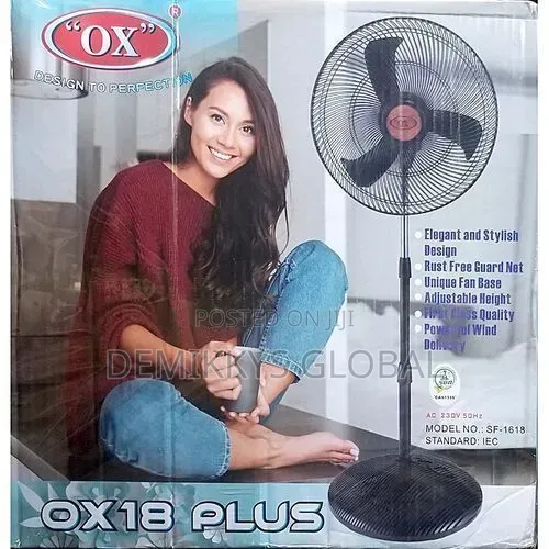 OX 18 Plus Standing Fan - 18'' - 1