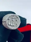 Men's High Grade Silver Zircon Rings - 5