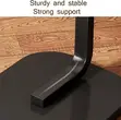 C-Shaped Compact Sofa Side End Table Mai Oval Top - 5