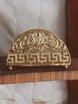 Gold Stainless Steel Holder na Serviette - 1