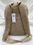 Jakar Hannu ta Mata ta Hollister Brown Faux Fur - 3